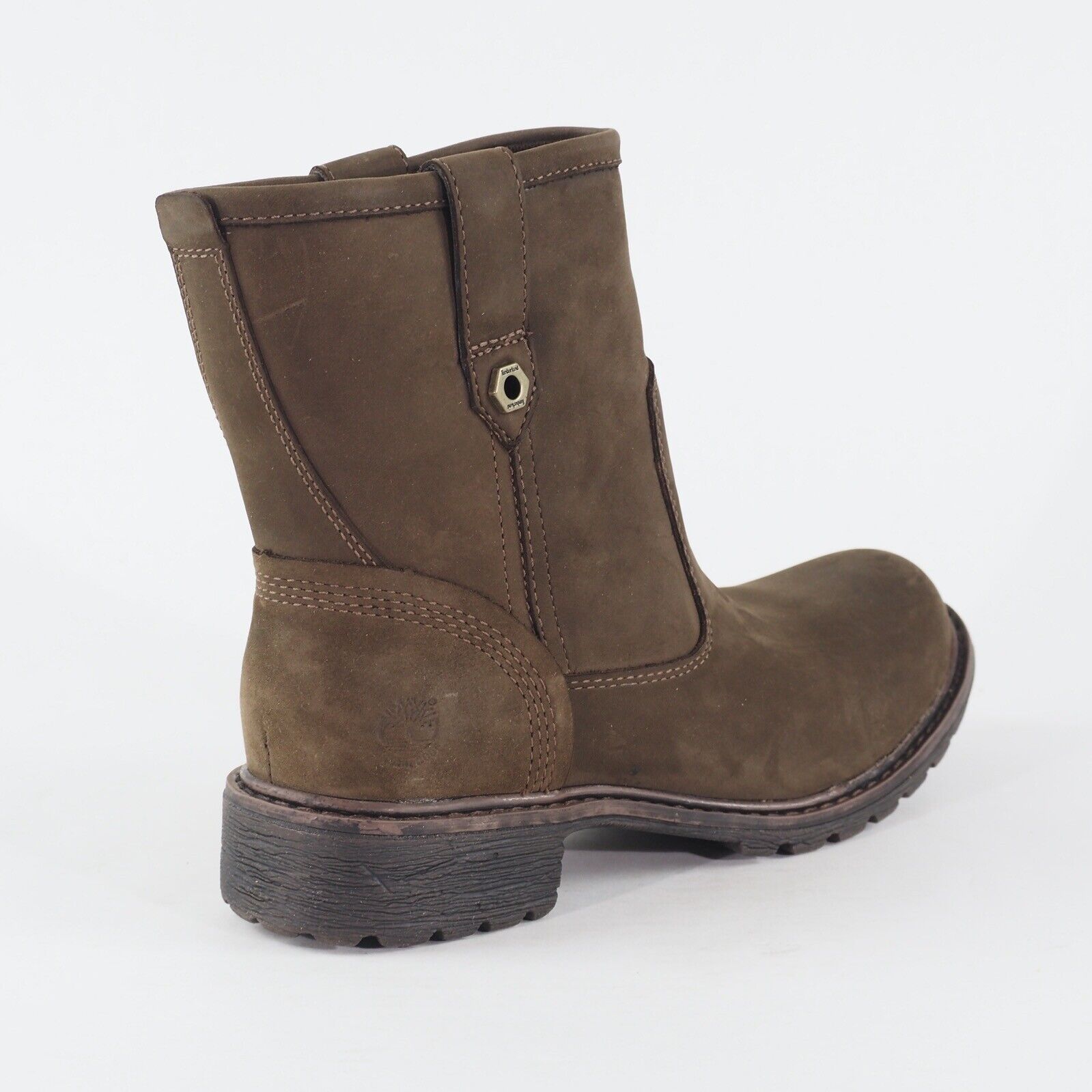 Womens Timberland Earthkeepers Kadin 8567A Brown Leather Casual Pull On Boots