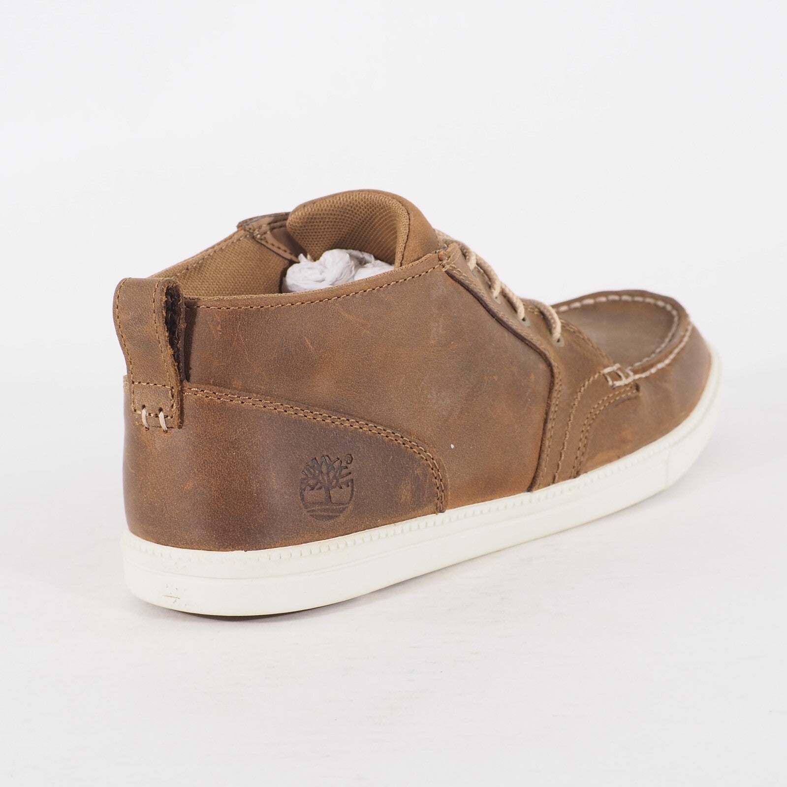 Mens Timberland EK Newmarket LP Chukka 6435A Brown Leather Lace Up Walking Shoes