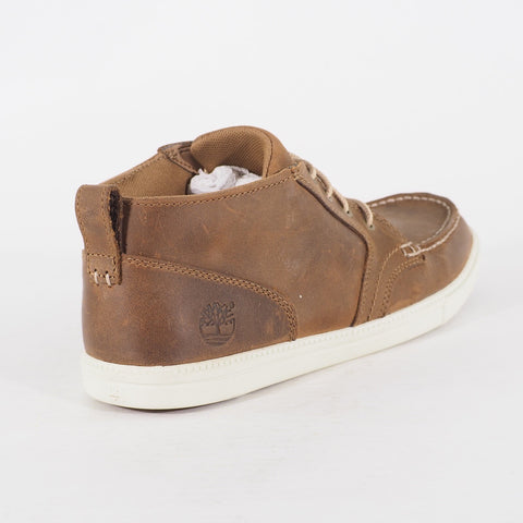 Mens Timberland EK Newmarket LP Chukka 6435A Brown Leather Lace Up Walking Shoes