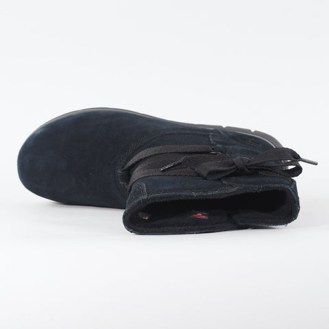 Womens Timberland Leighland Primaloft A18YO Black Leather Pull On Casual Boots