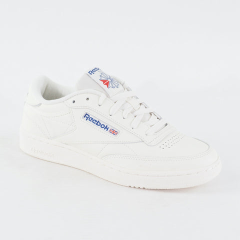 Mens Reebok Club C 85 HP4321 White Leather Casual Lace Up Sports Trainers