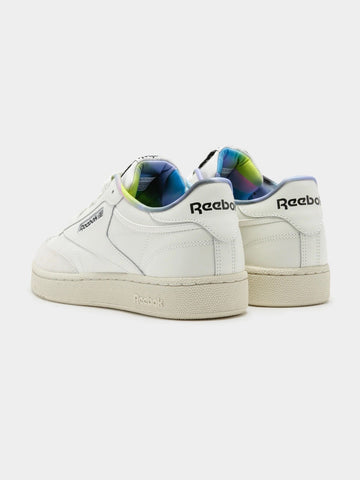 Unisex Reebok Club C 85 Leather Cream ID9425 Casual Walking Lace Up Trainers
