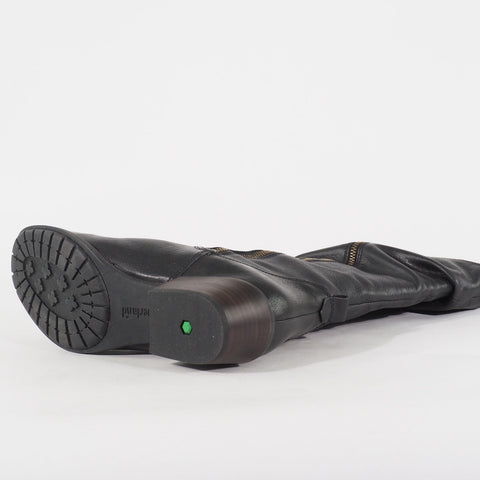 Womens Timberland Sutherlin Bay Tall A1T33 Black Leather Side Zip Walking Boots