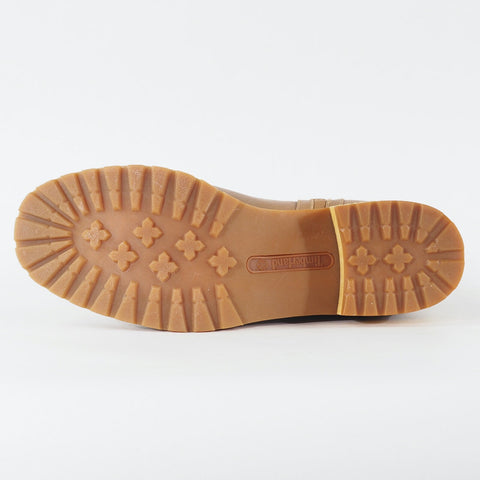 Womens Timberland EK Apley 8 Inch 3839R Brown Leather Canvas Zip Up Boots