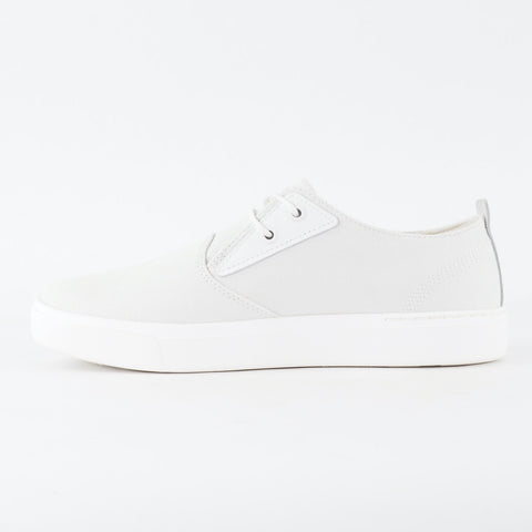 Mens Timberland Amherst A1H9P Paper White Canvas Lace Up Low Top Casual Shoes