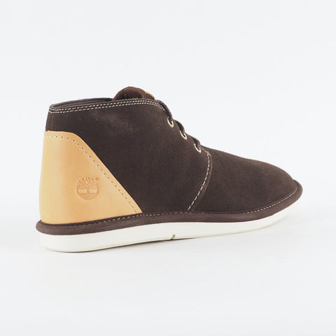 Mens Timberland City Shuffler Chukka A12K7 Dark Brown Leather Laced Casual Boots