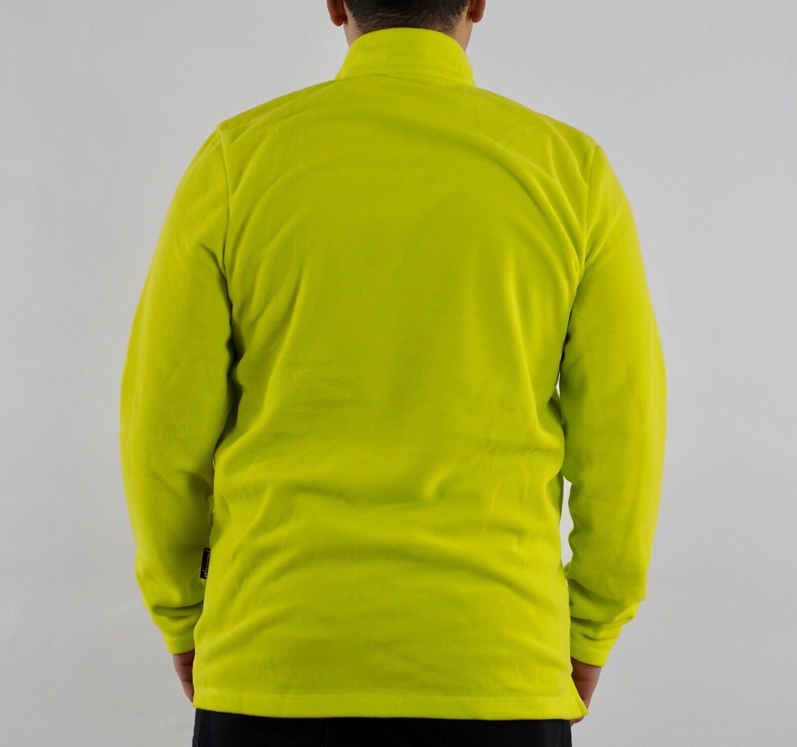 Mens Jack Wolfskin 1704141 Flashing Green Gecko Half Zip Warm Fleece Jumper