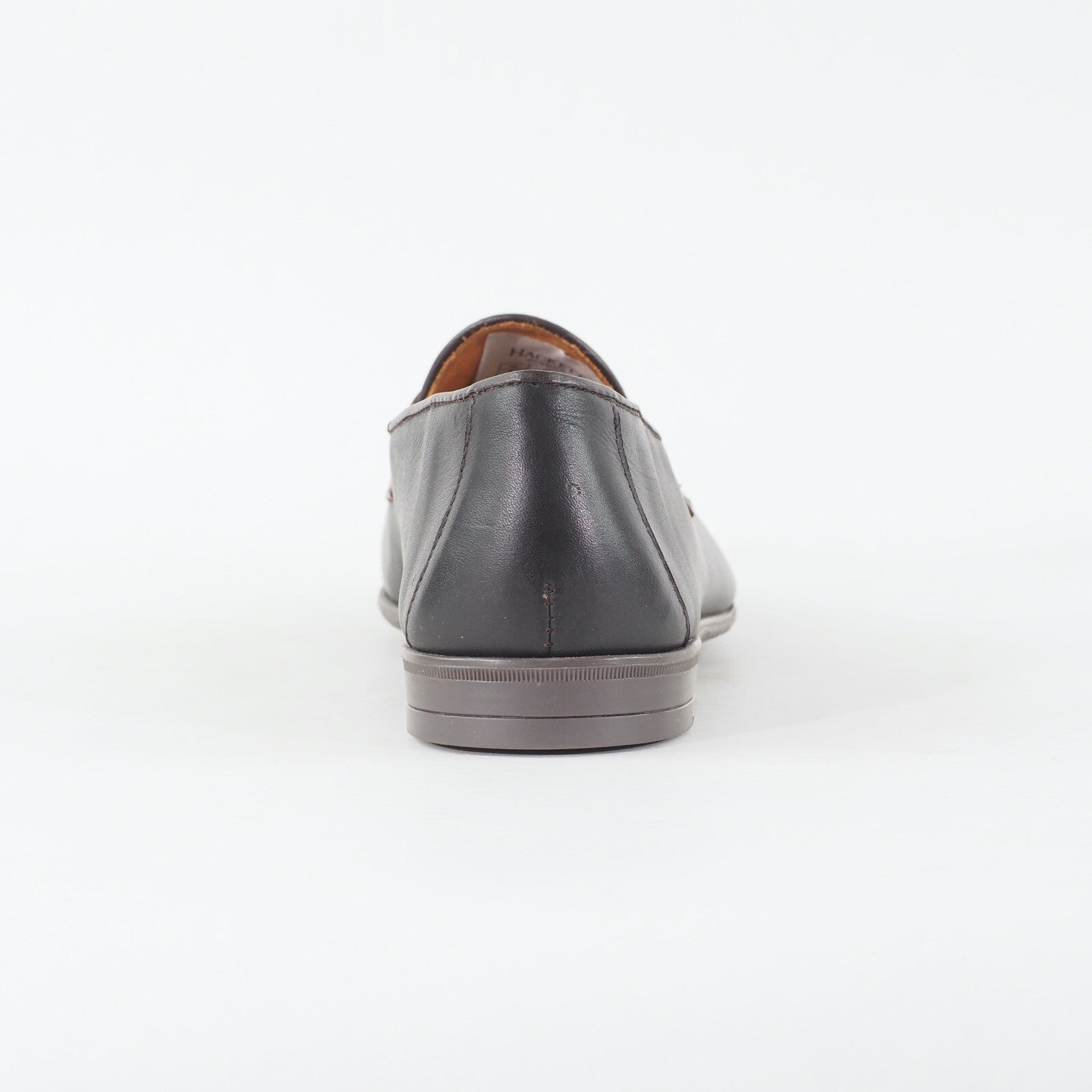 Mens Hackett London Masked Roll HMS20849 878 Black Leather Slip On Formal Shoes