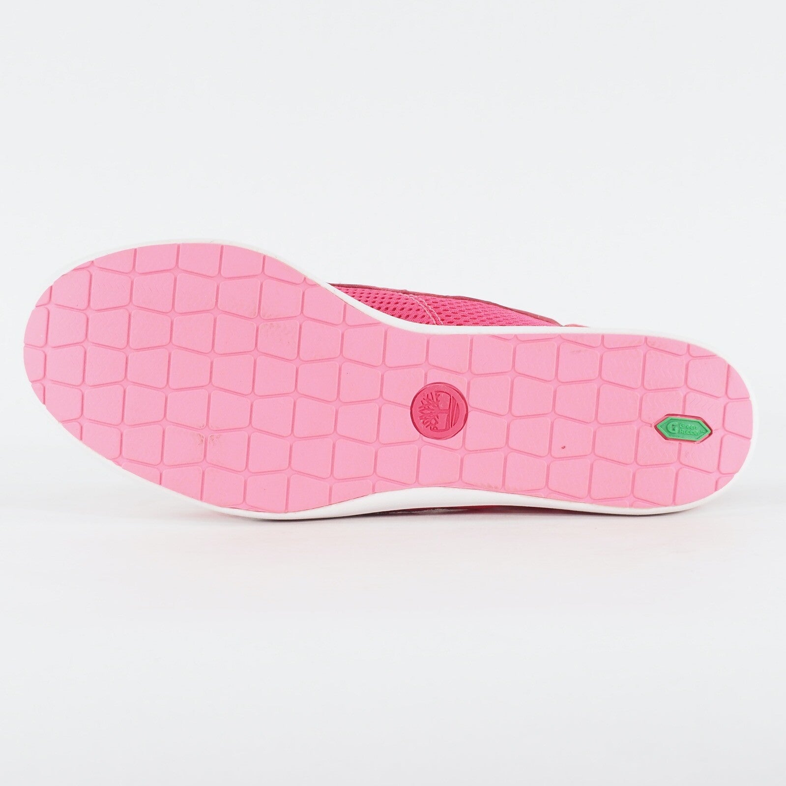 Womens Timberland EK Seneca 3730A Rose Red Fabric / Leather Lace Up Casual Shoes