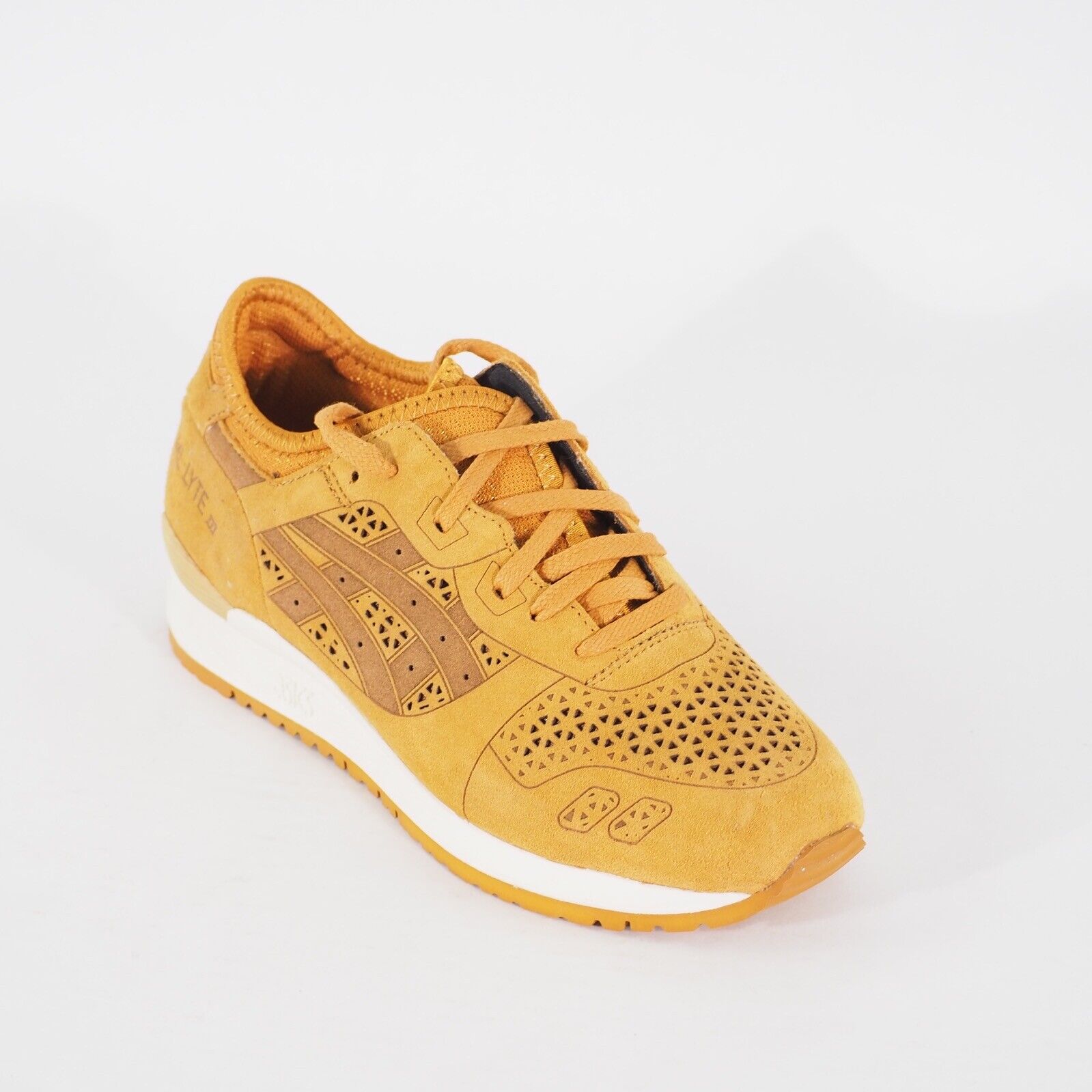 Womens Asics Gel Lyte 3 LC H5E3L Tan Textile Casual Lace Walking Sports Trainers