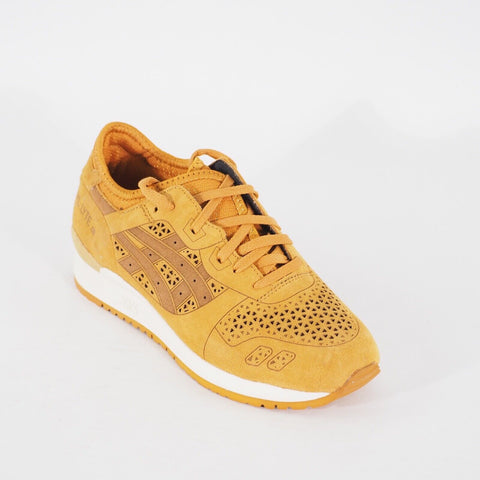 Womens Asics Gel Lyte 3 LC H5E3L Tan Textile Casual Lace Walking Sports Trainers