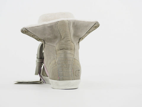 Ladies Timberland Earthkeepers Glastenbury Roll Top 8447A Grey Leather Trainers
