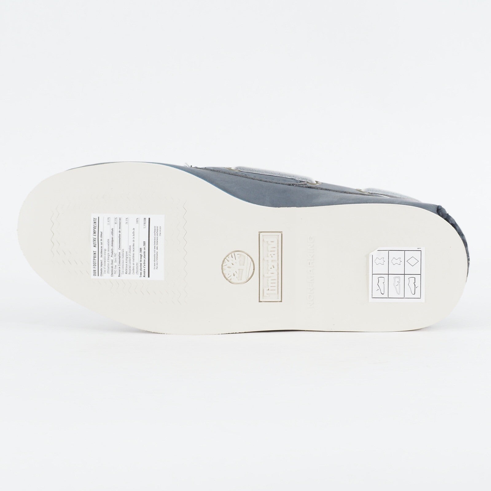 Mens Timberland Classic 2 Eyed 29588 Navy Blue Leather Lace Up Casual Boat Shoes