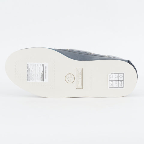 Mens Timberland Classic 2 Eyed 29588 Navy Blue Leather Lace Up Casual Boat Shoes