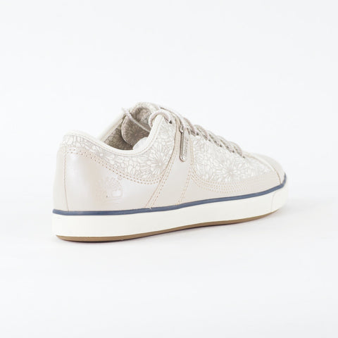 Womens Timberland Deering Ox 24678 White Floral Canvas / Leather Casual Shoes