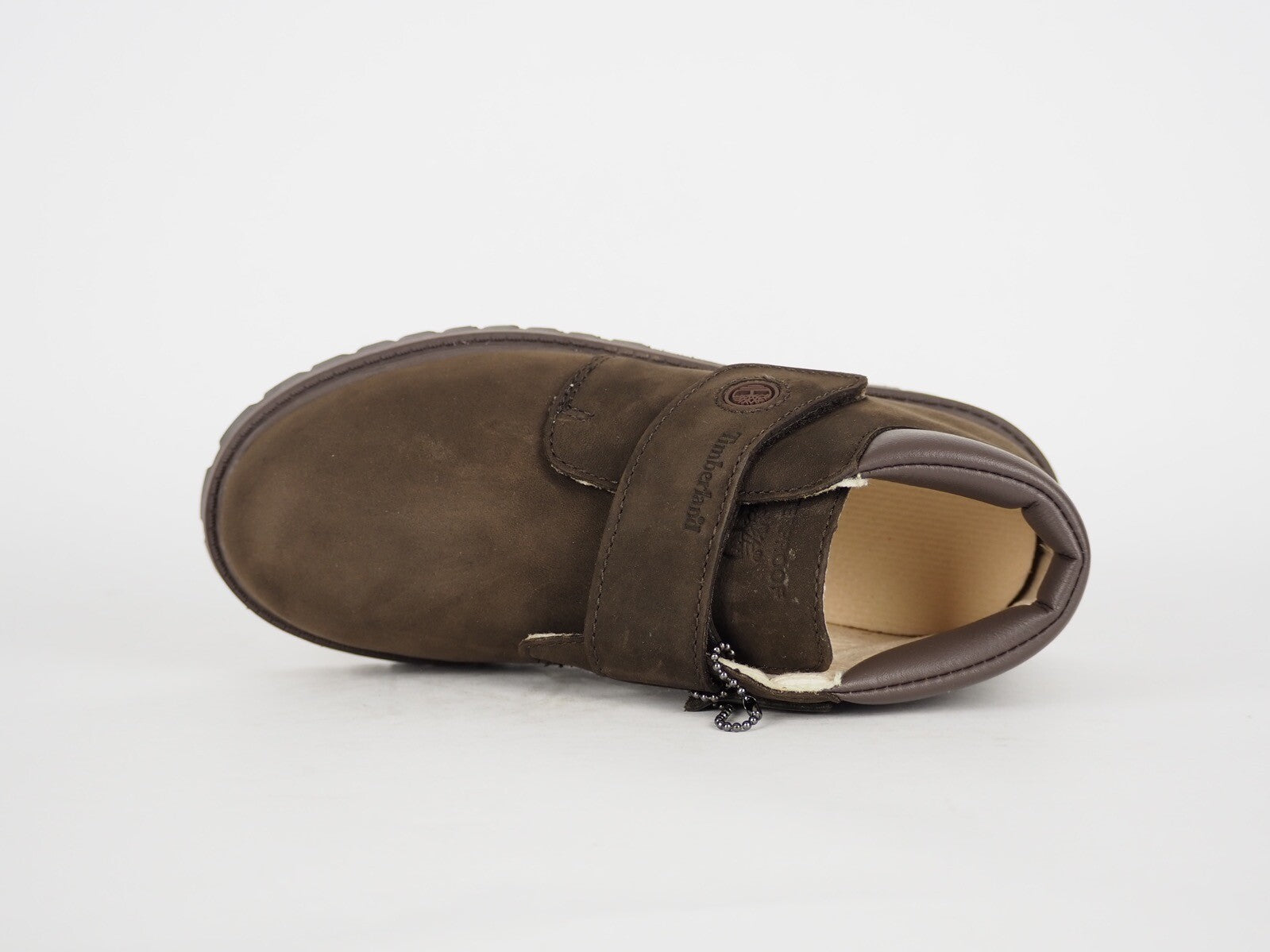 Boys Timberland H&L Chukka 12712 Brown Leather Strap Winter Waterproof Boots
