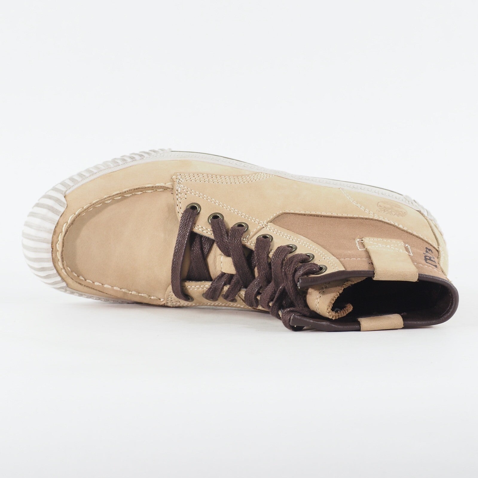 Mens Timberland Hookset 74193 Tan Beige Leather Lace Up Casual Walking Boots