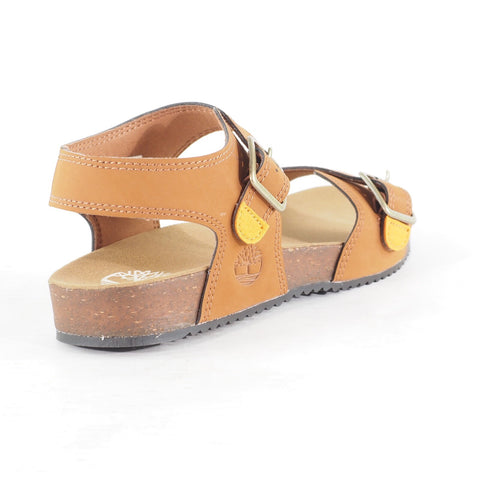 Juniors Timberland Castle Island A4339 Brown Strap Casual Walking Sandals