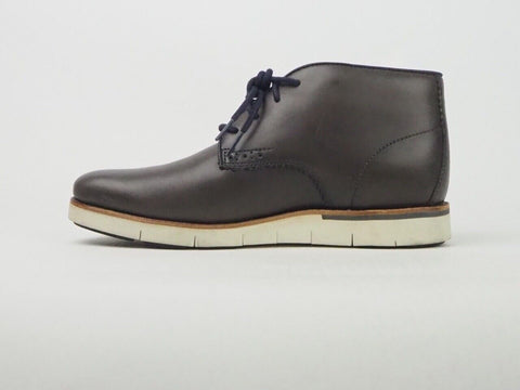 Mens Timberland A174H Preston Hills Chukka Blue Leather Lace Up Low Boots