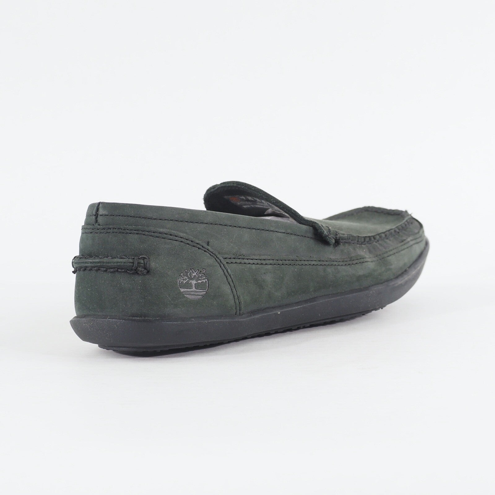 Mens Timberland Odelay A13JA Midnight Green Nubuck Slip On Casual Loafer Shoes