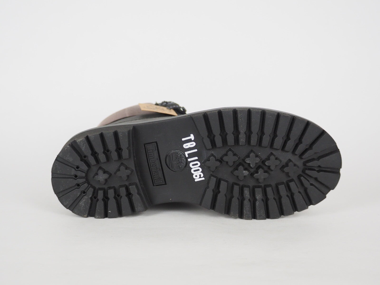 Juniors Timberland 6 In Classic 20954 Black Leather Lace Up Kids Chukka Boots