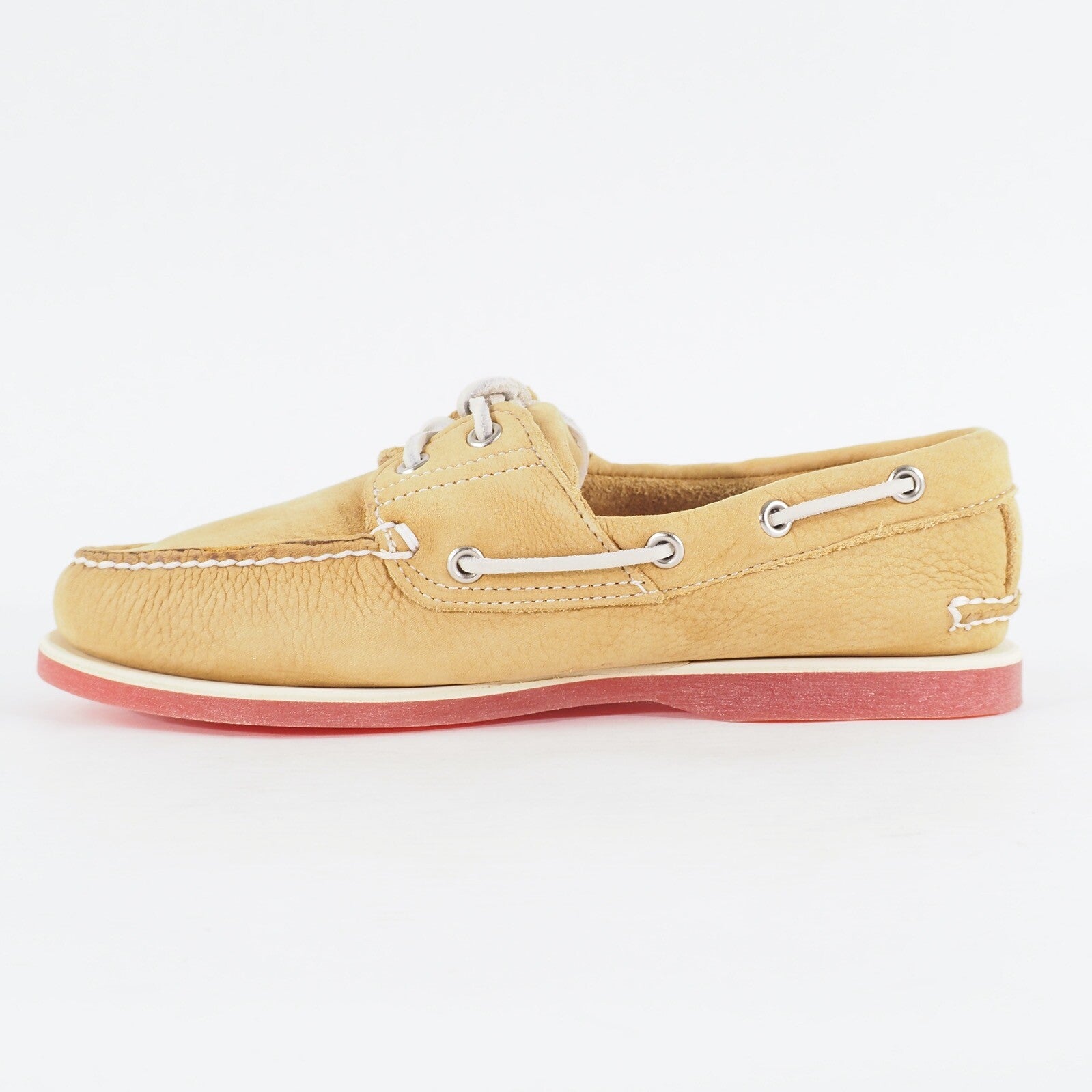 Mens Timberland Classic 2 Eyed 6507A Light Brown Lace Up Casual Boat Shoes