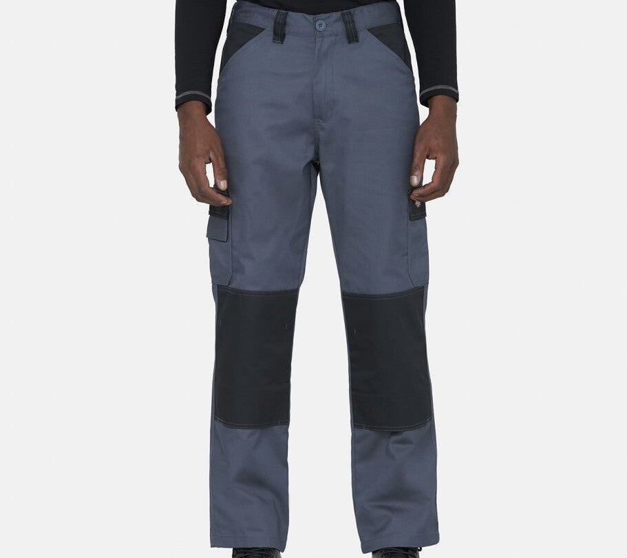 Mens Dickies Everyday Grey Black Work Strong Trousers 