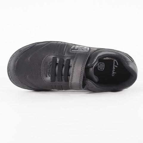 Boys Clarks Leaderplay Single Strap School Walking Light Kids Shoes
