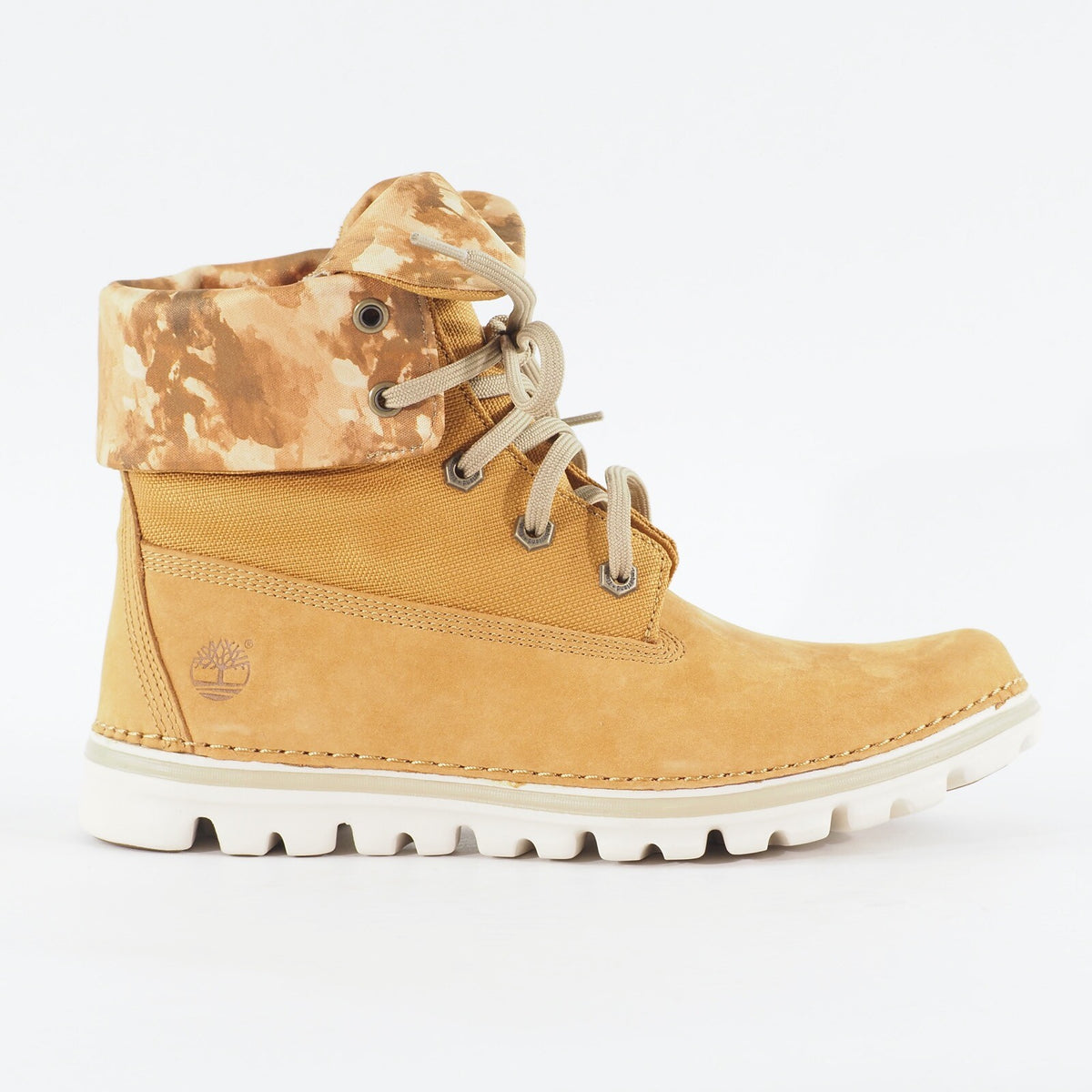 Womens Timberland Brooktn A14D9 Watercolour Wheat Leather Lace Up Walking Boots