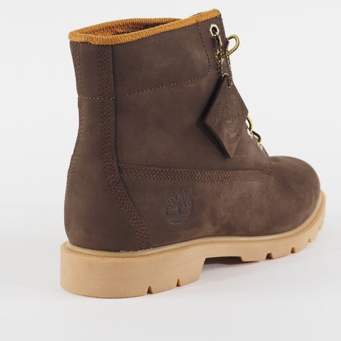 Mens Timberland 6 Inch Basic Brown 6400R Leather Lace Waterproof Walking Boots