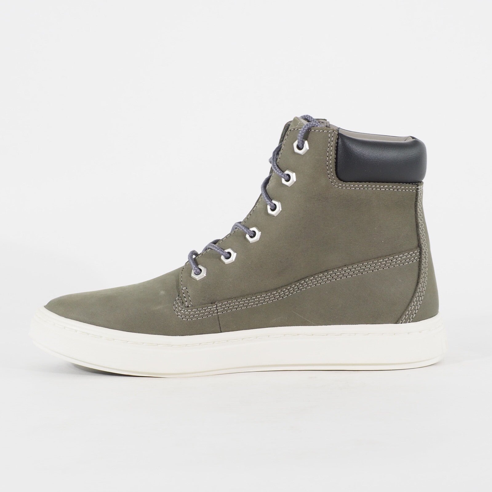 Womens Timberland Premium 6 Inch A1ITX Grey Leather Lace Casual Walking Boots