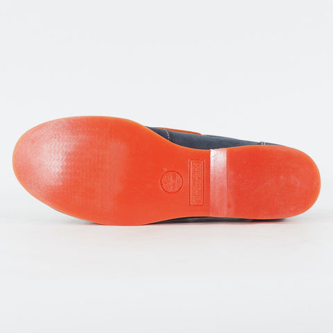 Womens Timberland Classic 8865R Navy Blue Leather Lace Up Casual Boat Shoes