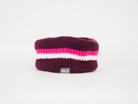 Womens Jack Wolfskin Rock 1904611 Dark Berry Knit Headband
