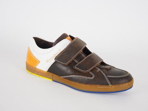 Mens Timberland Floris Van Bommel 62589 Brown Leather 2 Strap Trainers