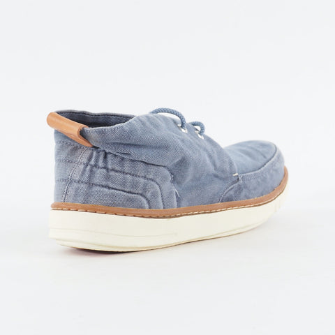 Mens Timberland Hookset Handcrafted Chukka 5105R Blue Canvas Lace Casual Boots