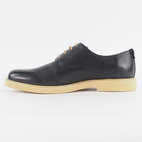 Mens Peter Werth Pegg Derby P1Q14024 Black Leather Lace Up Formal Shoes