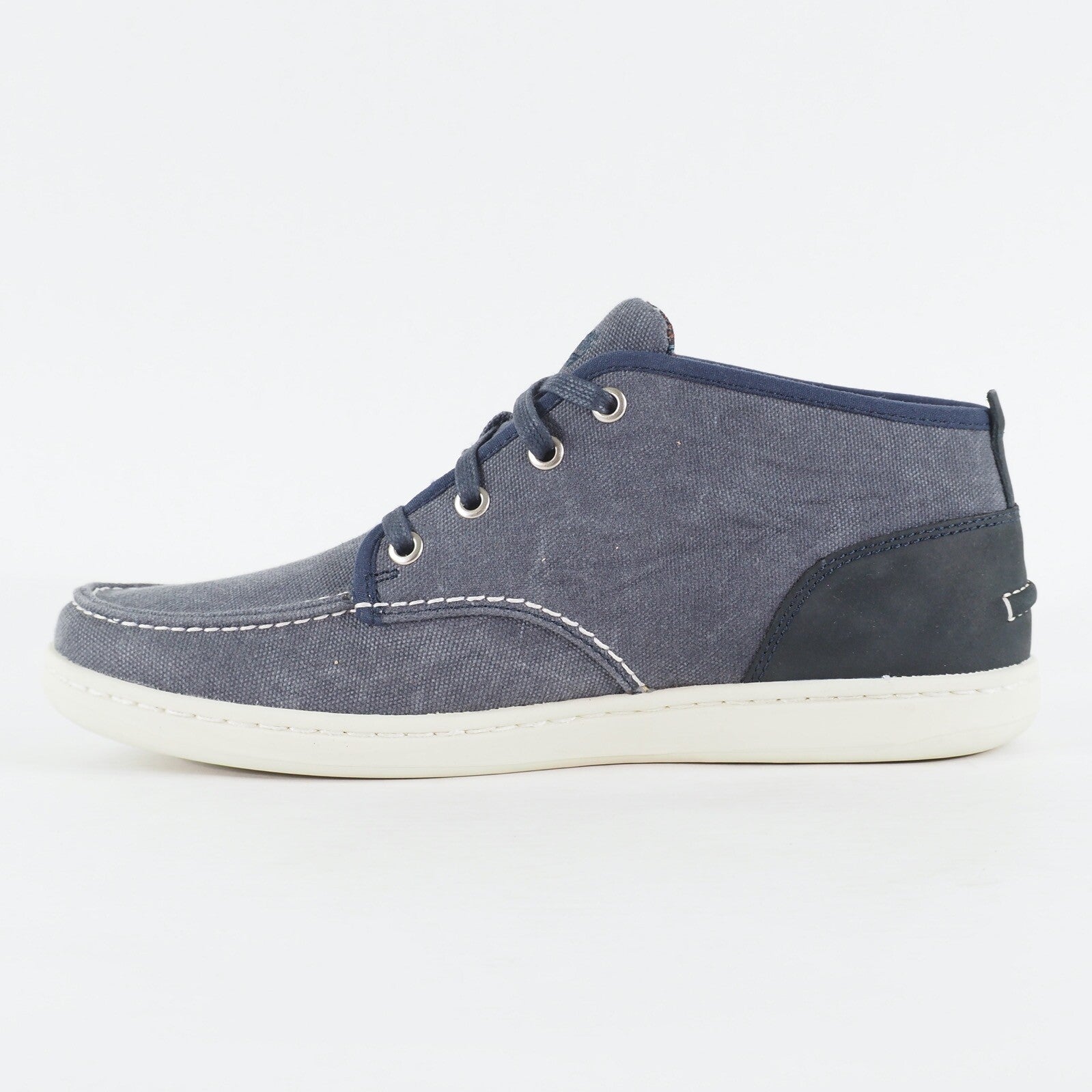 Mens Timberland NM Cup Chukka 6234A Navy Blue Canvas Lace Up Chukka Boots 
