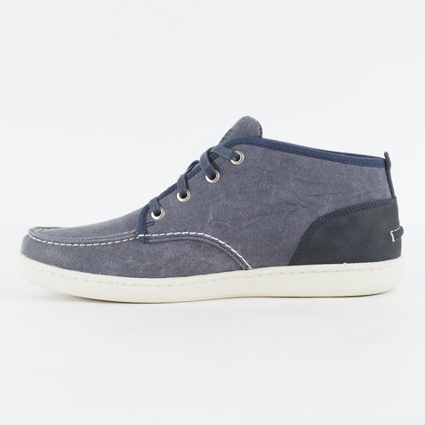 Mens Timberland NM Cup Chukka 6234A Navy Blue Canvas Lace Up Chukka Boots 