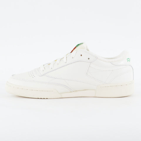Mens Reebok Club C 85 Vintage DV6434 Chalk White Leather Casual Lace Up Trainers