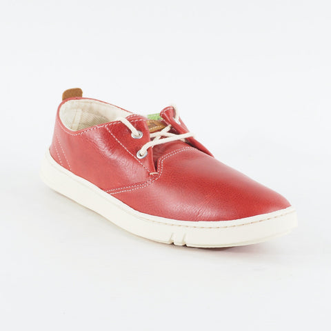 Mens Timberland Hookset Handcrafted Oxford 9345B Red Leather Lace Casual Shoes