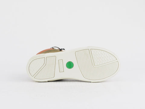 Boys Timberland Cupsole 6779R Green Leather Casual Lace Up Trainers Chukka Boots