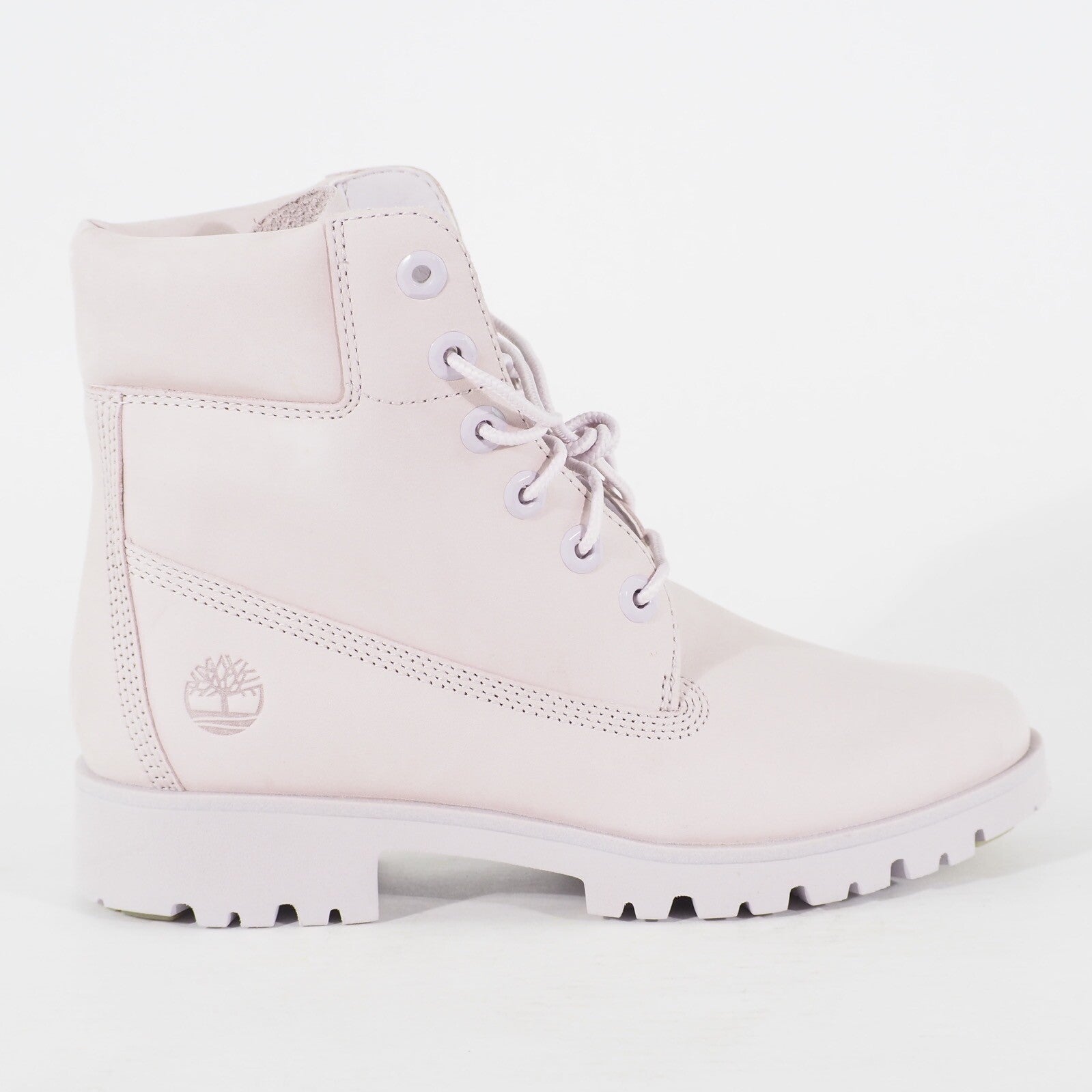 Womens Timberland 6 Inch Classic Lite A1X4T Purple Leather Lace Up Walking Boots