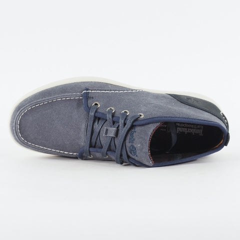 Mens Timberland NM Cup Chukka 6234A Navy Blue Canvas Lace Up Chukka Boots 