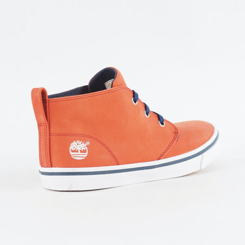Mens Timberland EK Hookset Chukka 5719R Red Leather Laced Up Casual Chukka Boots