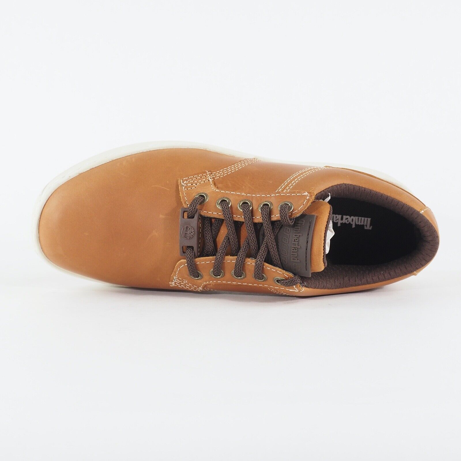 Mens Timberland City Roam Oxford Tan A1S79 Leather Lace Up Casual Walking Shoes