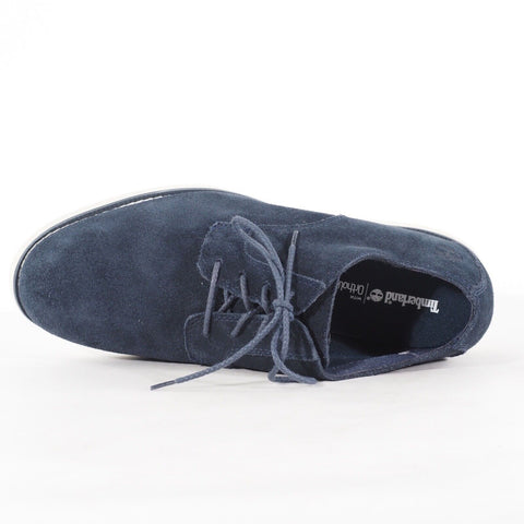 Mens Timberland Stormbuck Lite V 9021B Navy Leather Formal Lace Up Walking Shoes