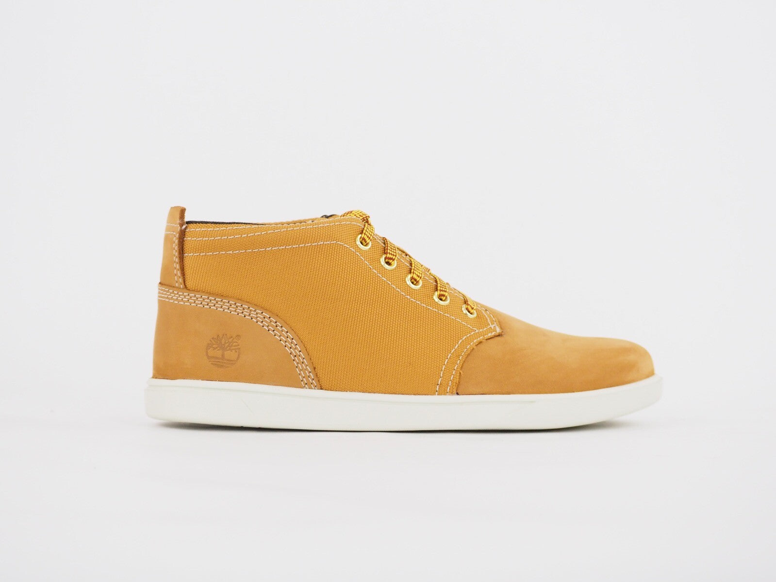 Juniors Timberland EK Groveton 1797A Wheat Leather Lace Up Chukka Casual Boots