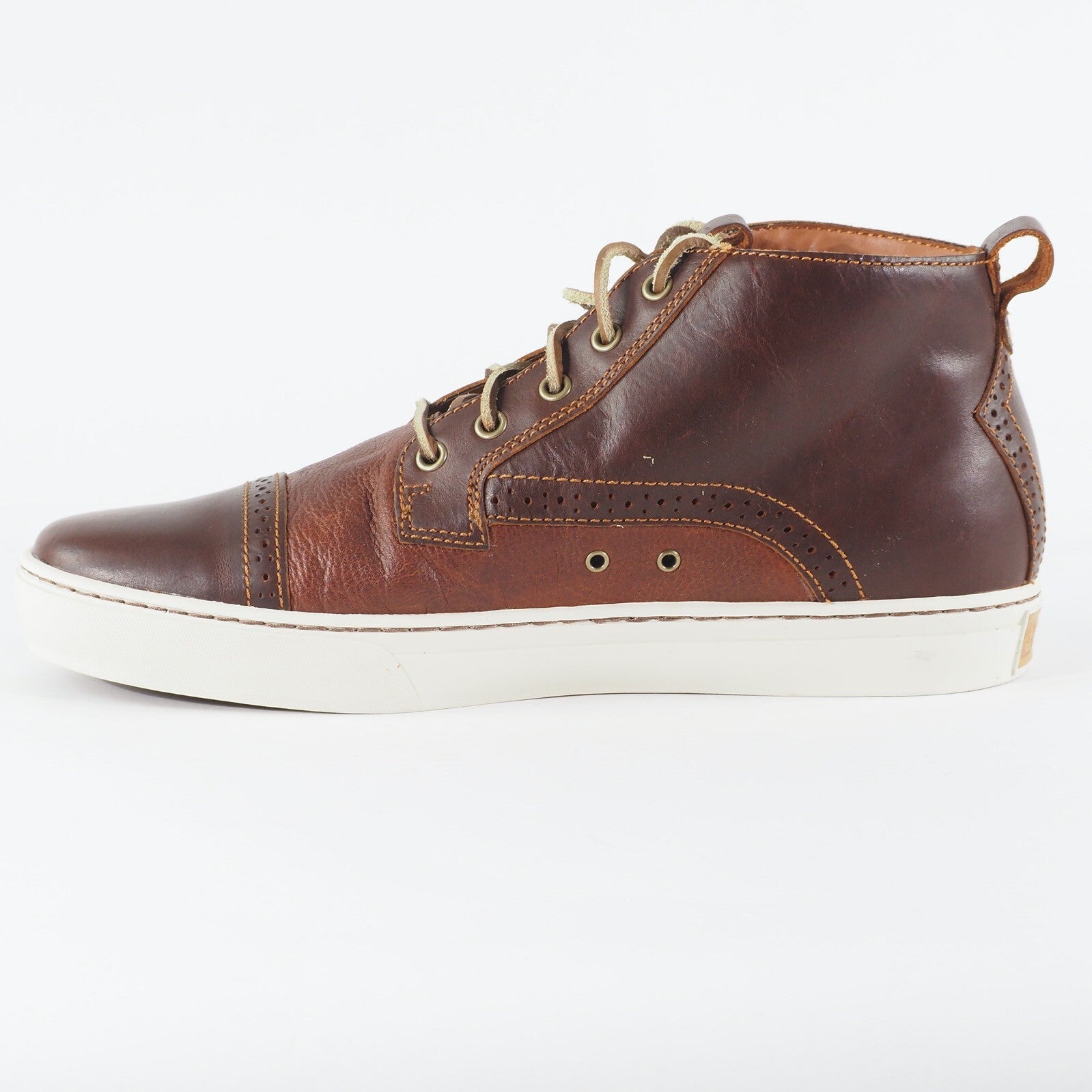 Mens Timberland 20 Adventure Cup 5457A Tan Leather Casual Walking Chukka Boots