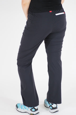 Womens Jack Wolfskin Prohike 1506141 Black Windproof Stretch Hiking Trousers