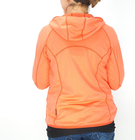 Womens Jack Wolfskin Rock Still 1703361 Watercress Blossom Zip Up Light Hoodie